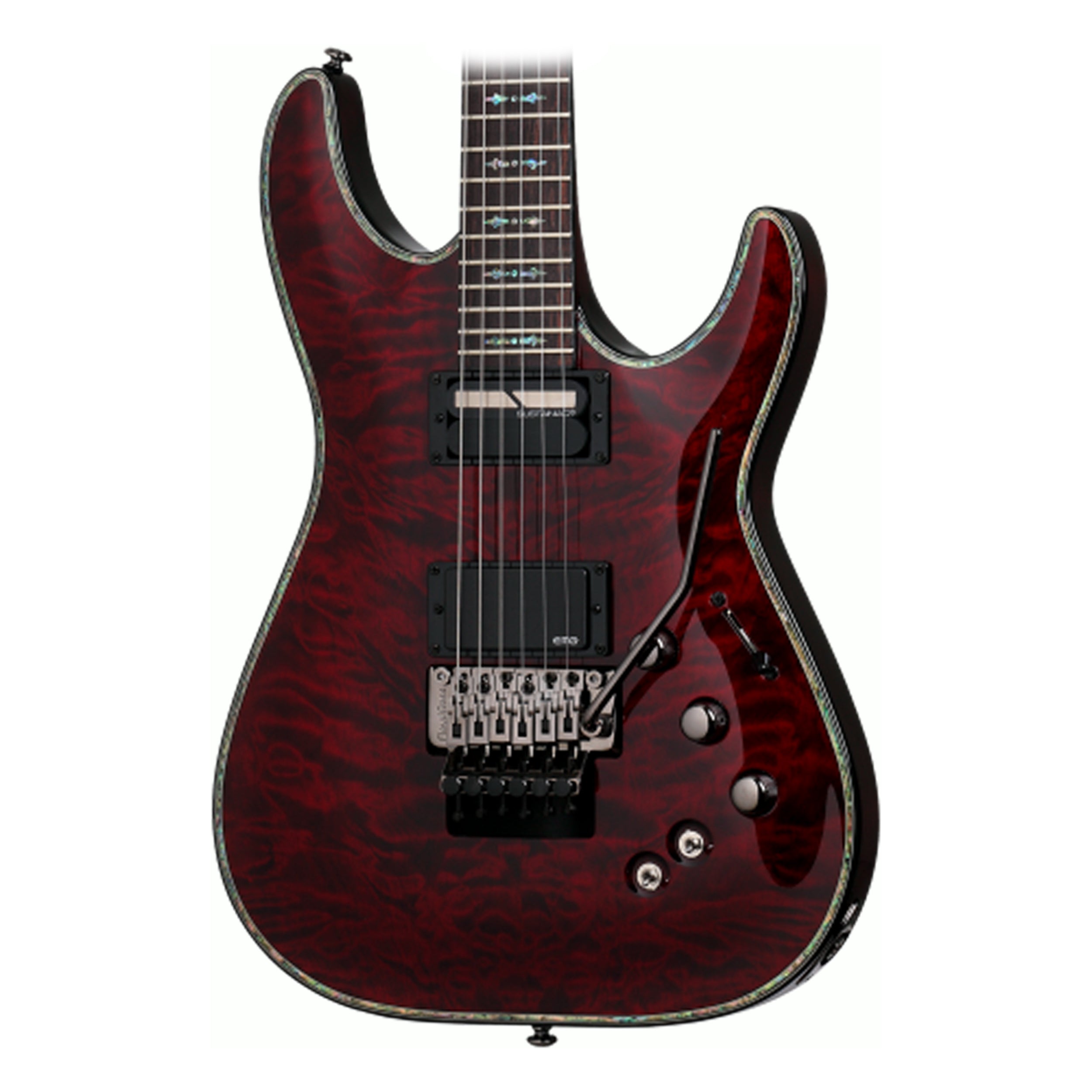Schecter Hellraiser C-1 FR with Floyd Rose Tremolo Electric Guitar, Bl