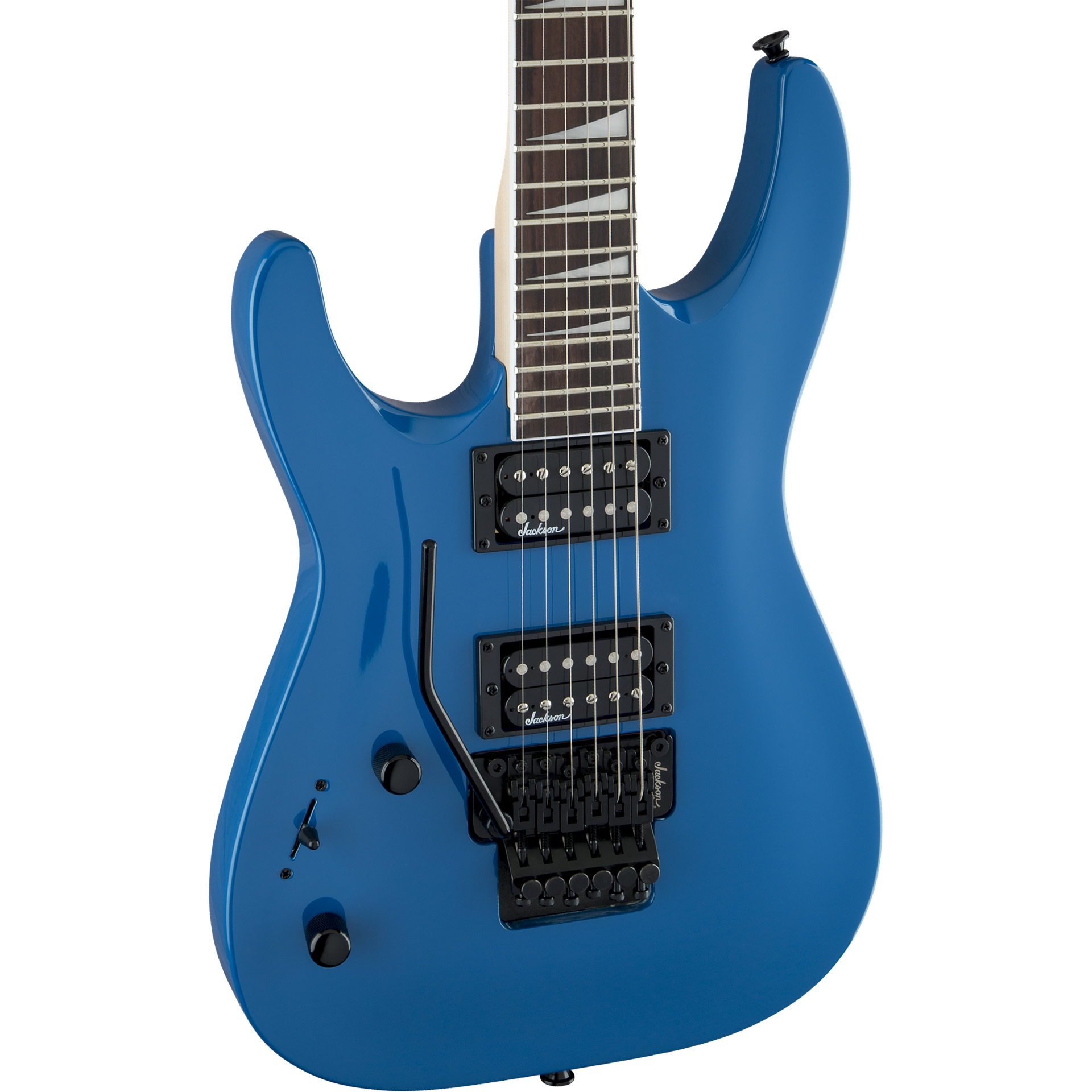Left　Guitar　Handed　Jackson　JS32L　JS　Alto　Bright　–　Music　DKA　In　Electric　Blue　Series　Dinky