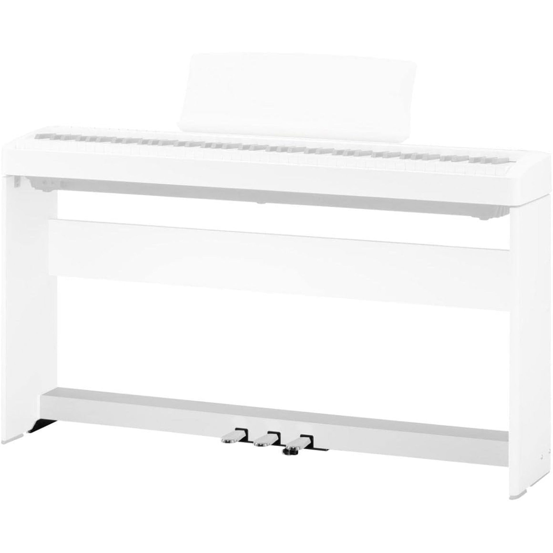 Kawai F-351 Triple Pedal Board - Elegant White