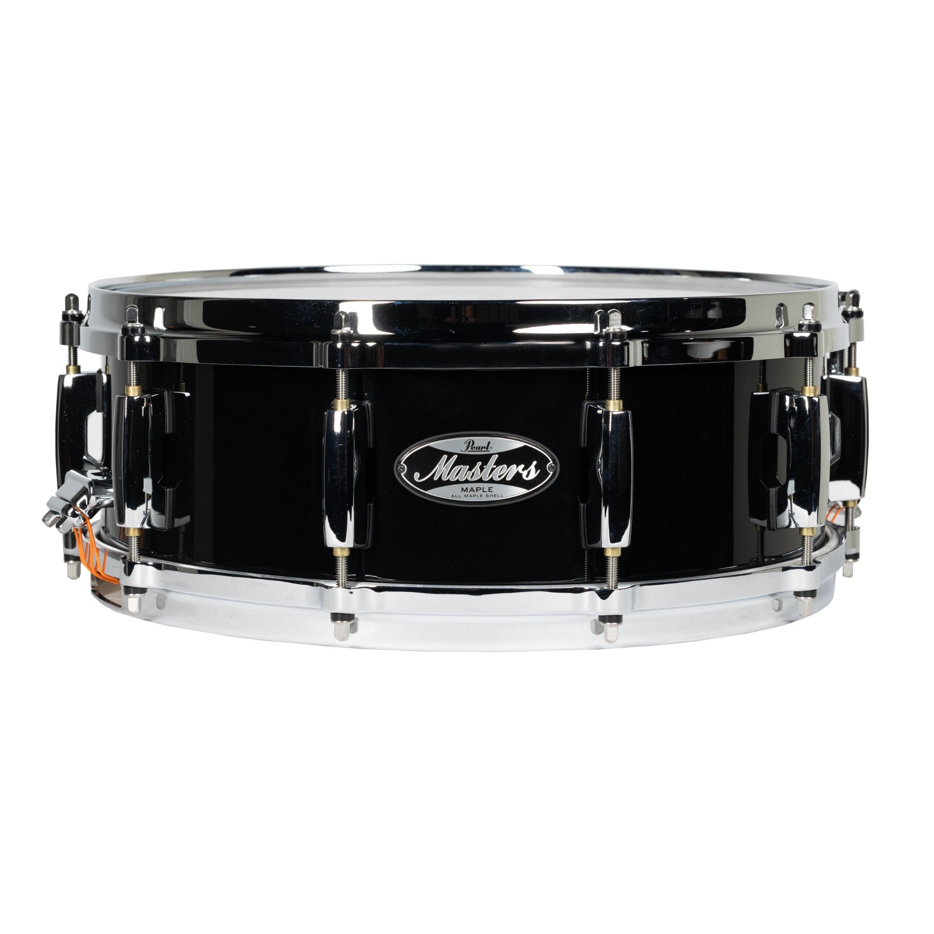 Pearl Masters Maple 5x14 Snare Drum - Piano Black