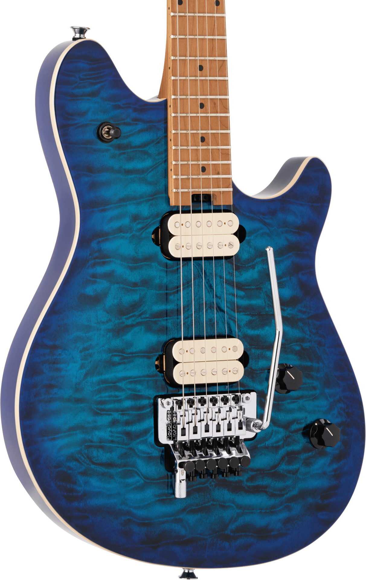 EVH Wolfgang® Special QM Electric Guitar Baked Maple Fingerboard, Chlorine  Burst