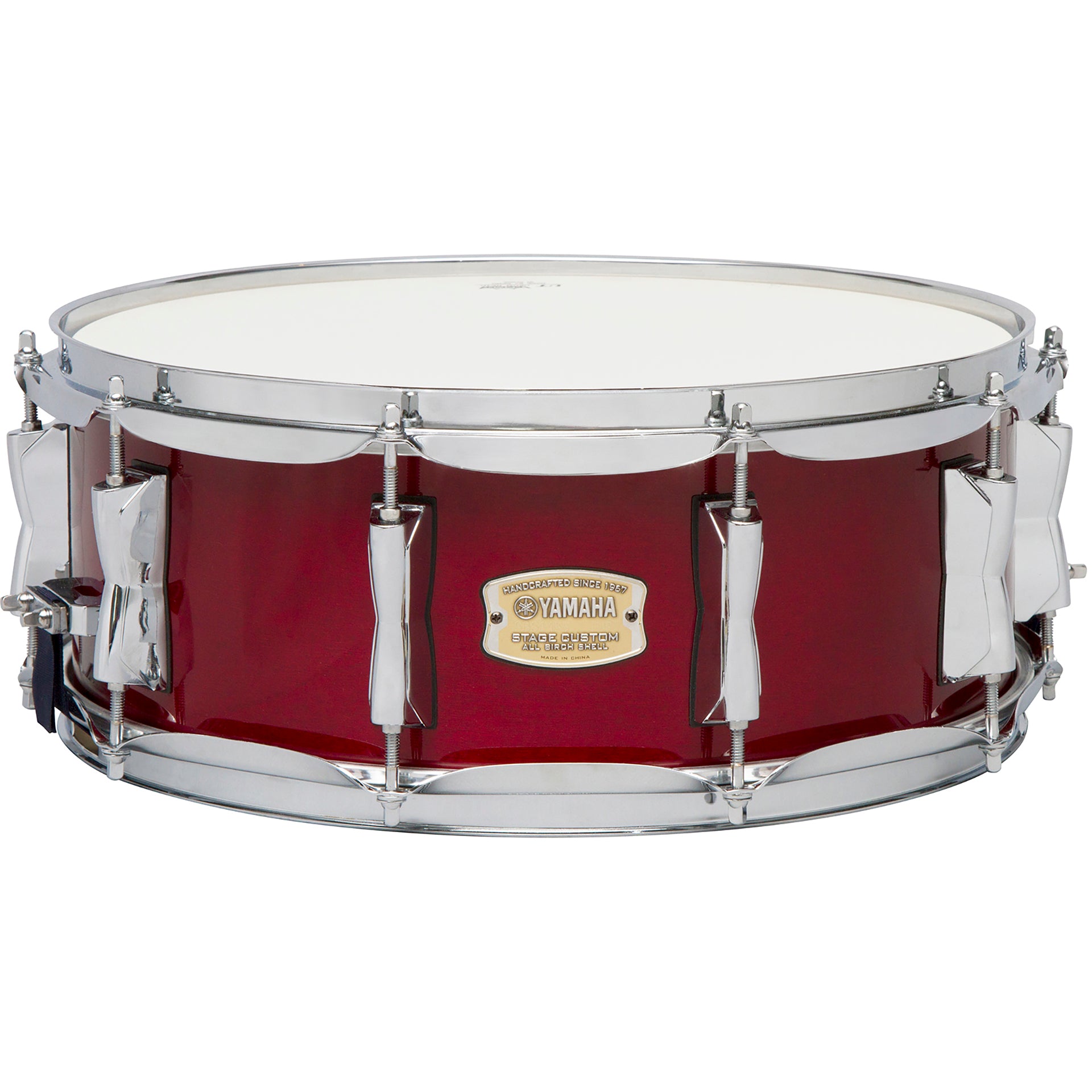 Yamaha Stage Custom Birch 14x5.5 Snare Drum, Cranberry Red – Alto