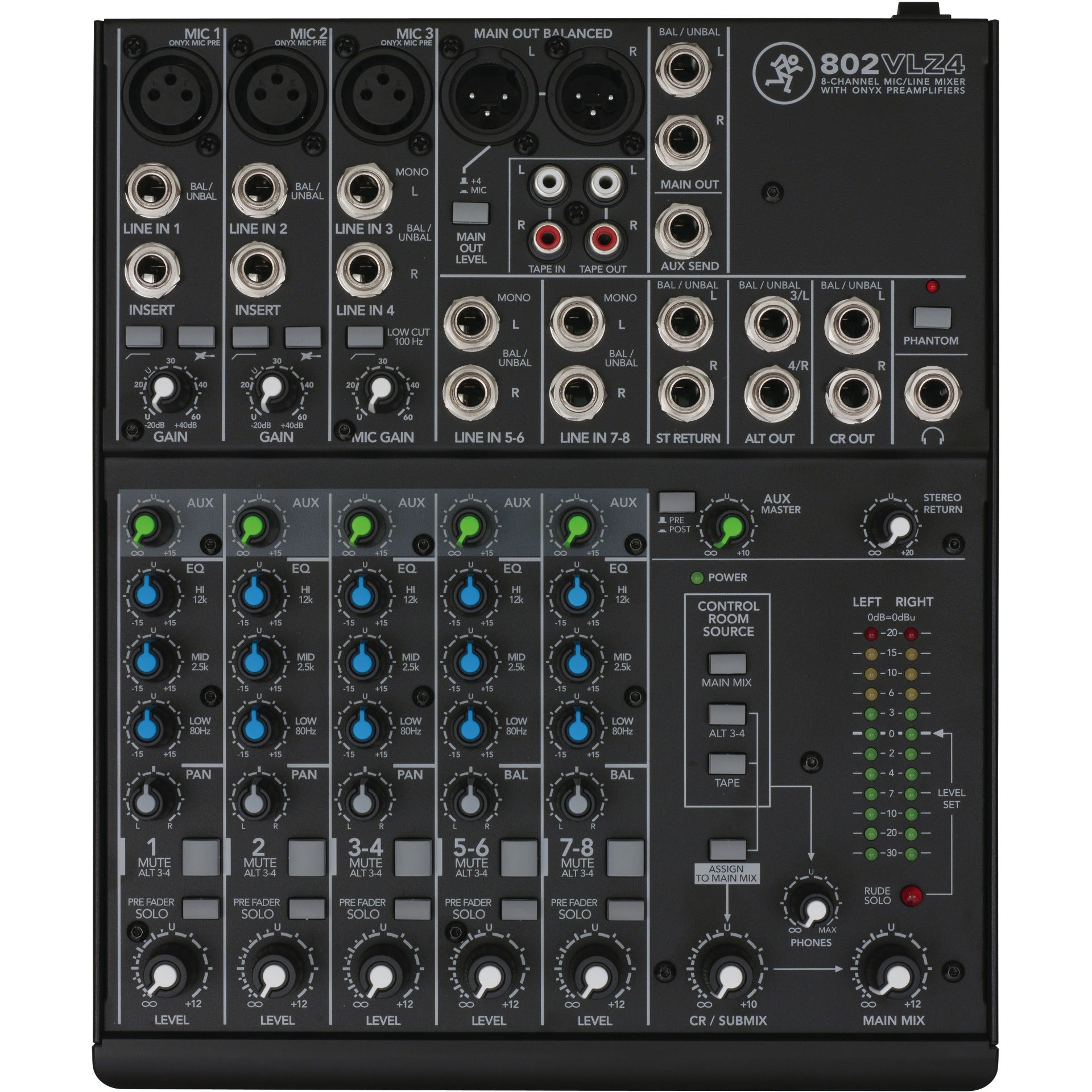 Mackie 402VLZ4 - 4-Channel Ultra Compact Mixer