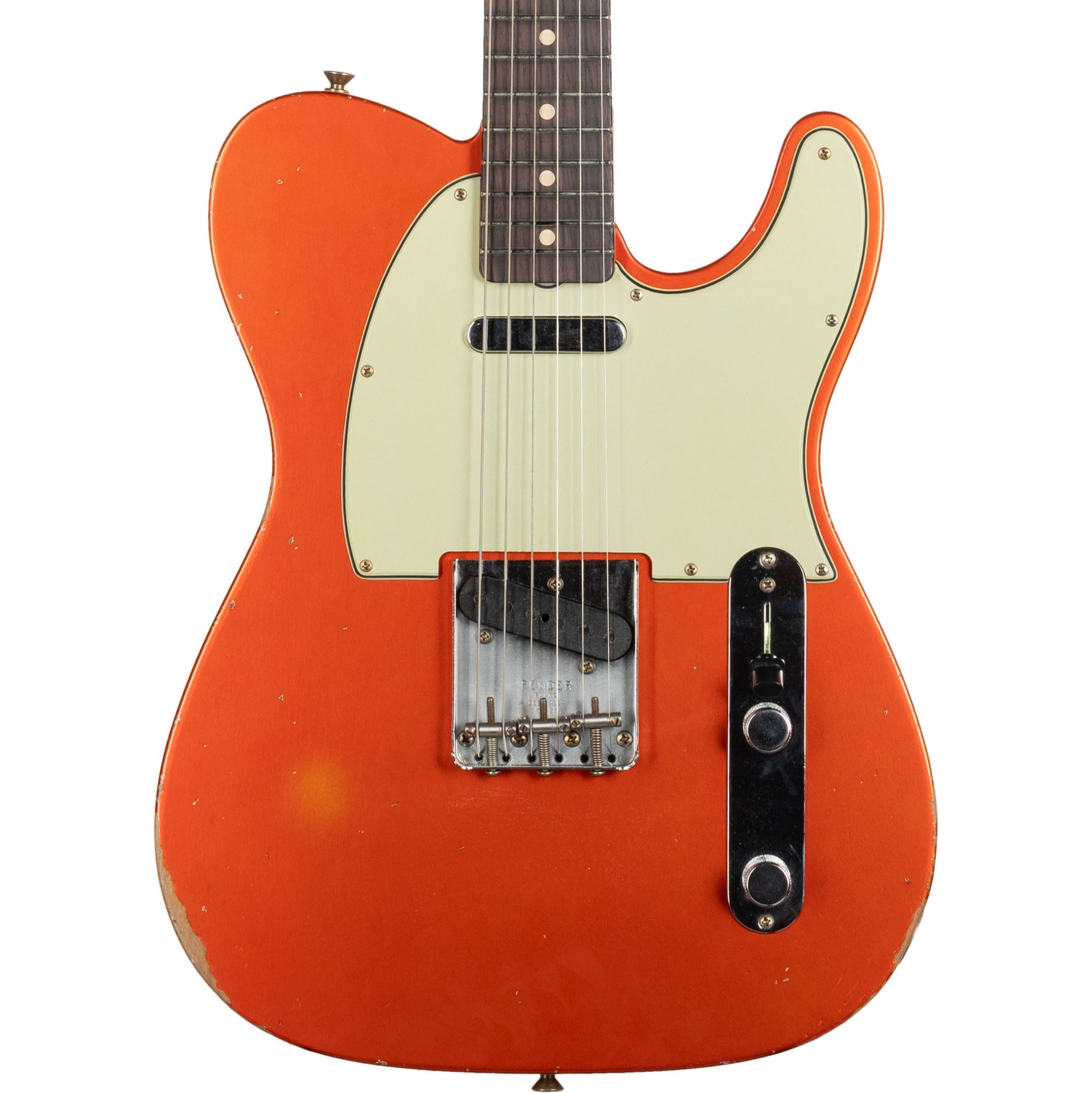 Fender Custom Shop 60’s Telecaster Relic Electric Guitar - Candy Tangerine