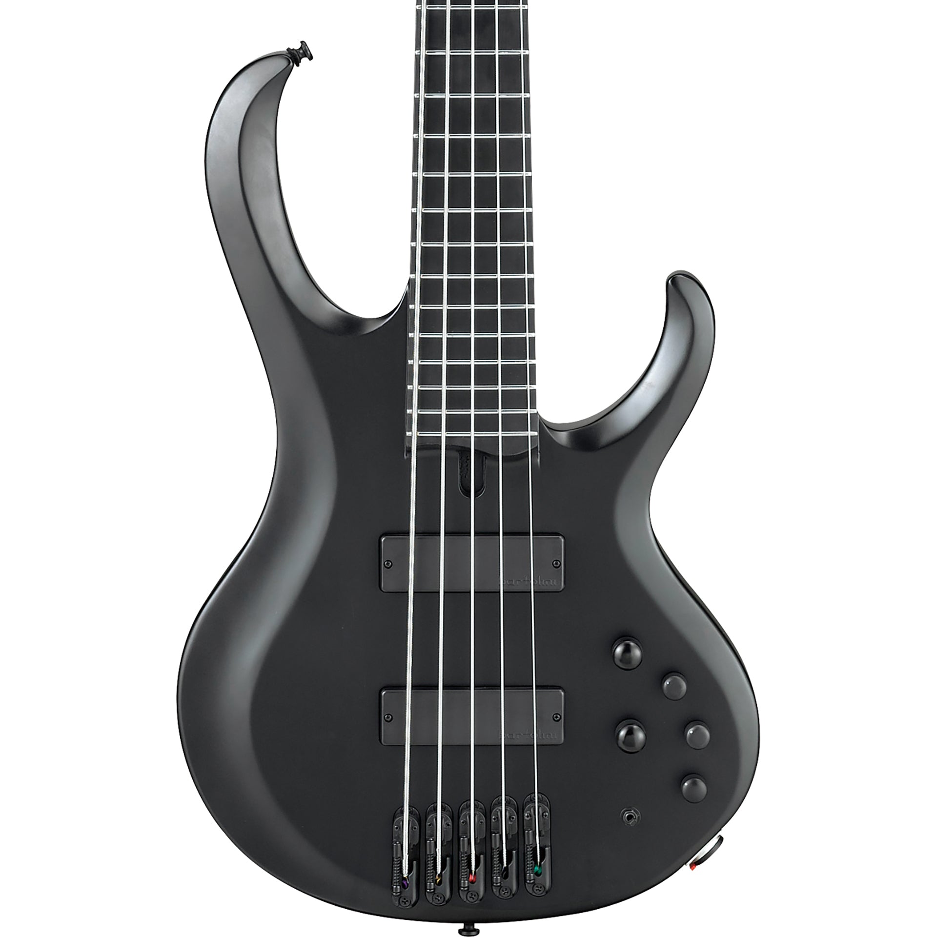 Ibanez BTB625EXBKF BTB Iron Label 5-String Electric Bass, Black Flat