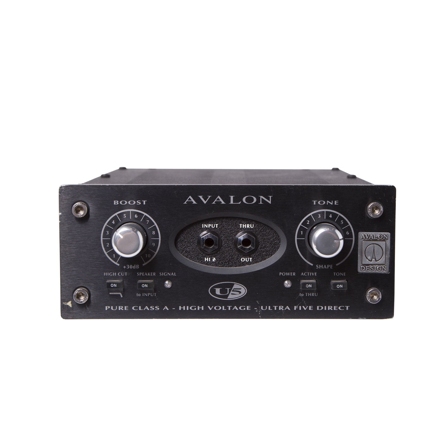 Avalon U5 Direct Box Instrument Preamplifier Black (C101611