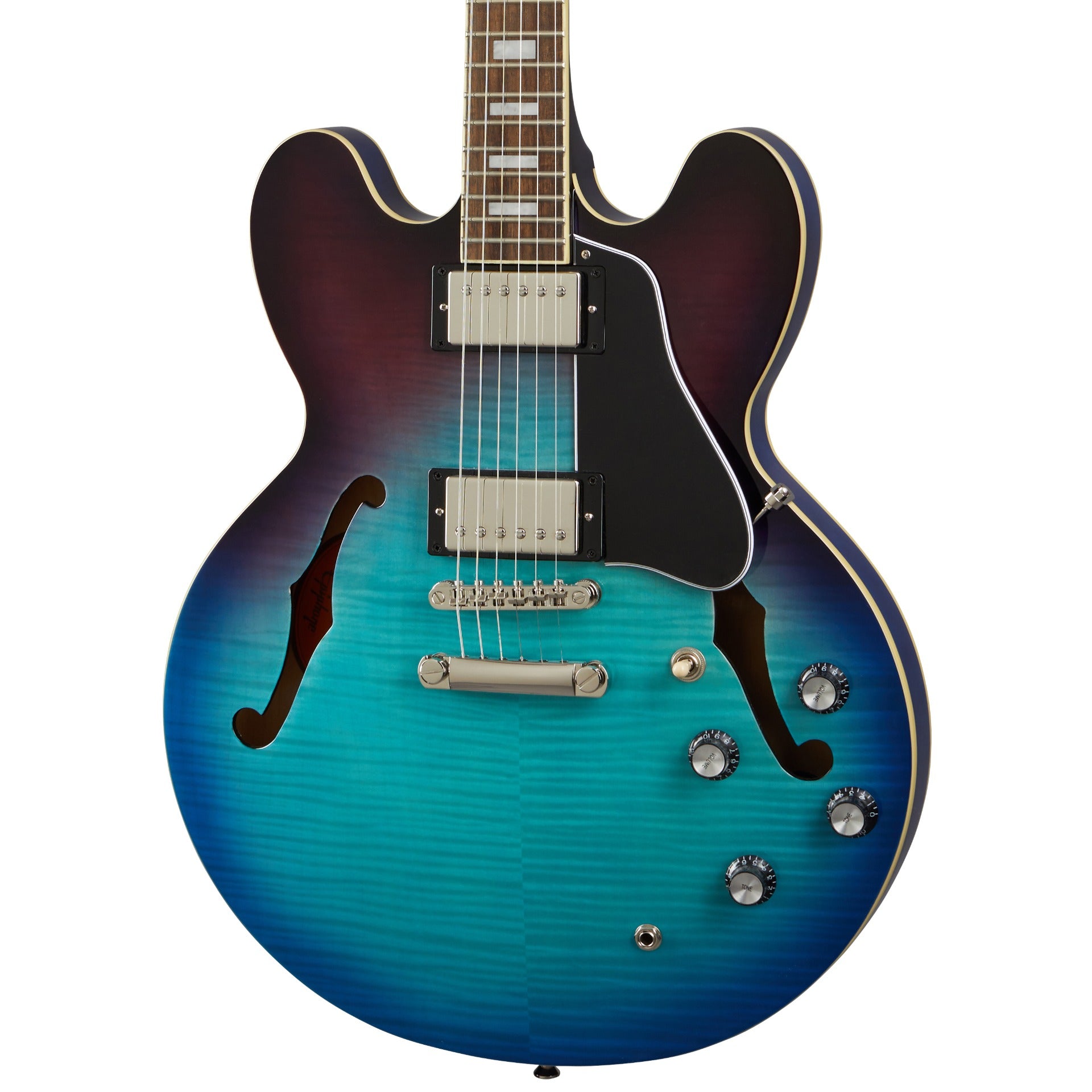 Epiphone ES-335 Figured Semi Hollow Electric Guitar, Blueberry Burst – Alto  Music