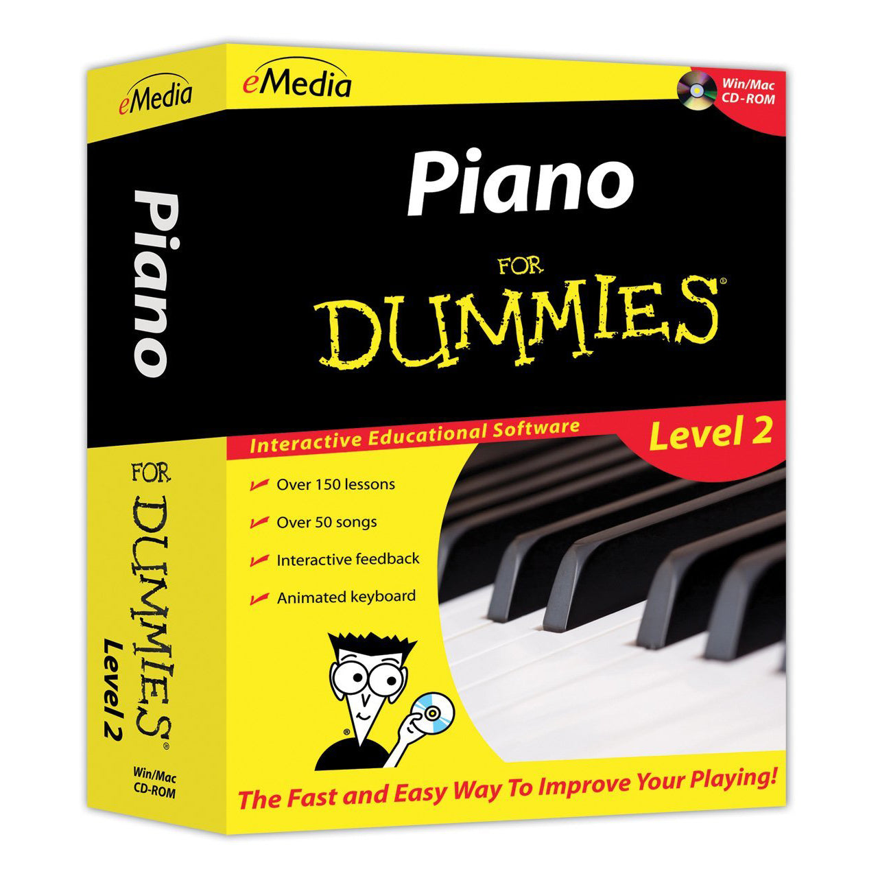 Emedia piano store and keyboard method