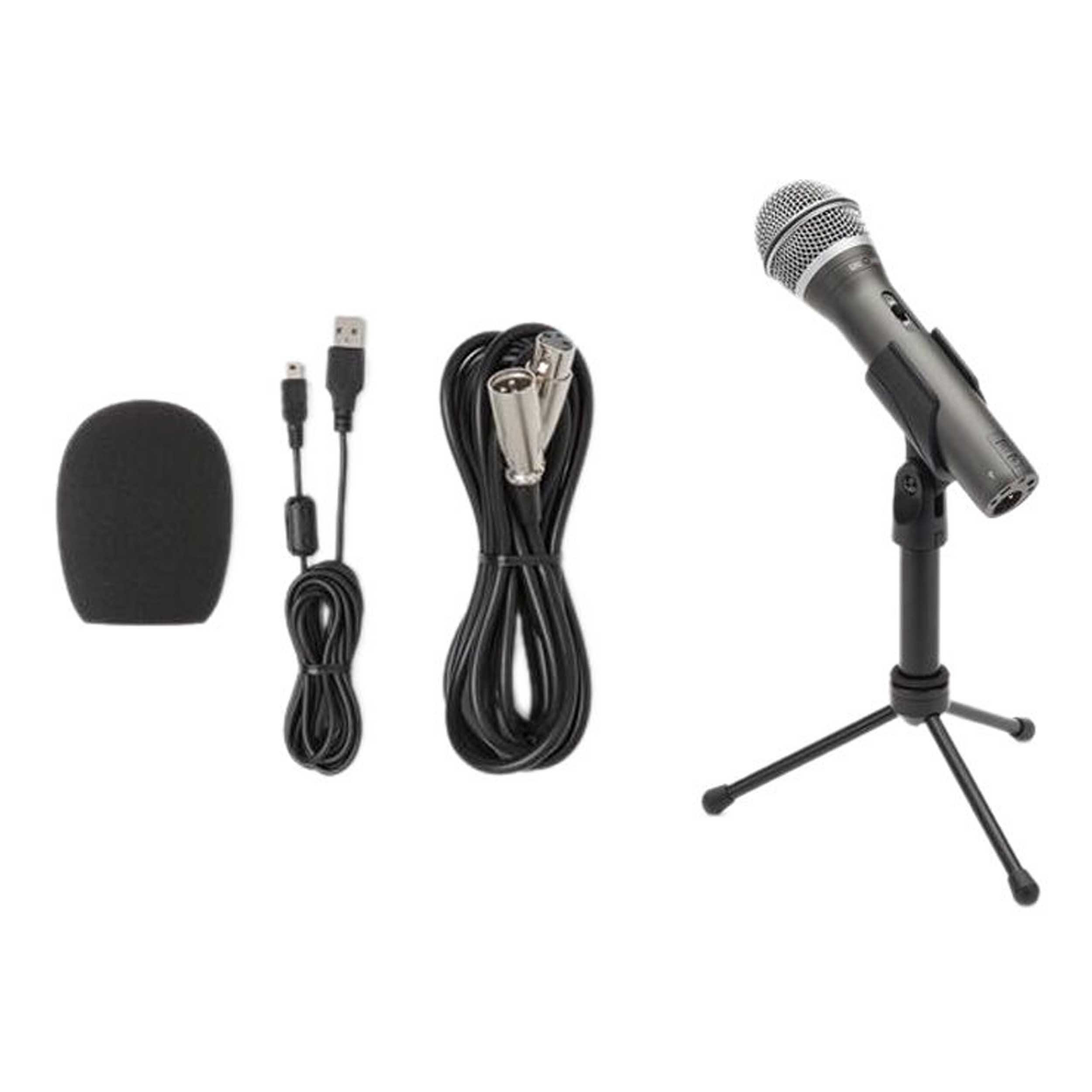 Samson Q2U Recording and Podcasting Pack with USB/XLR Dynamic Microphone  SAQ2U A
