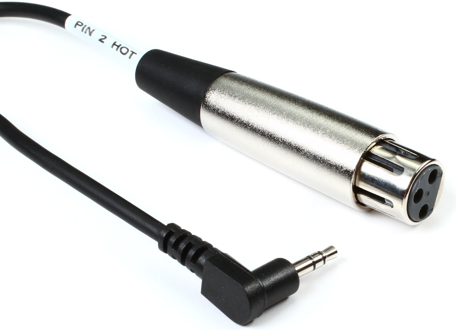 HOSA Microphone Cable, XLR 3 Pin Female to Right angle 3.5mm
