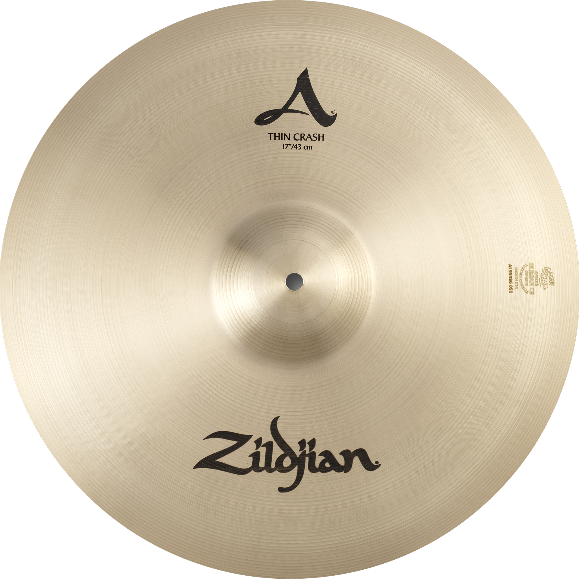 Zildjian 17” A Series Thin Crash Cymbal