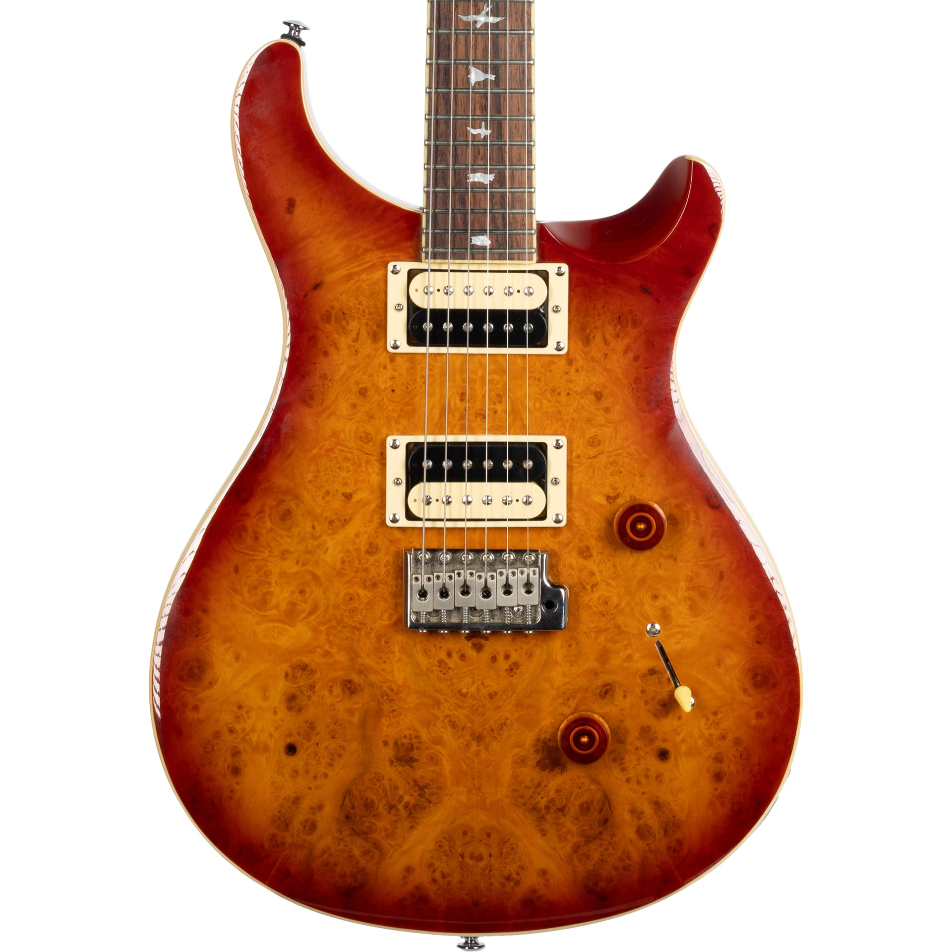 PRS 2019 SE Custom 24 Electric Guitar - Burled Ash