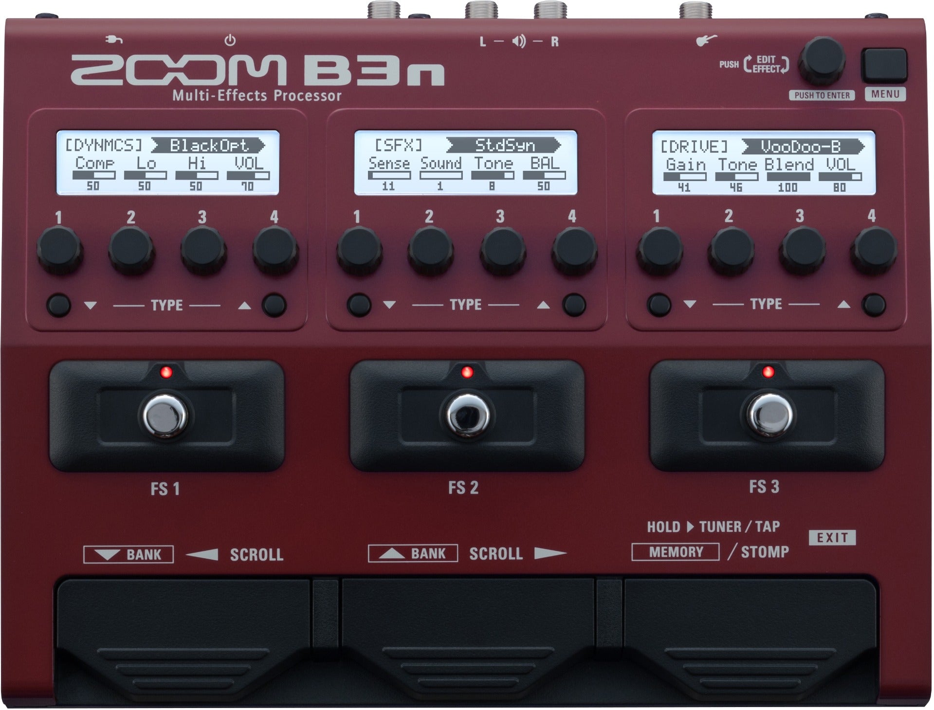 Zoom B3n Multi-Effects Processor for Bassists