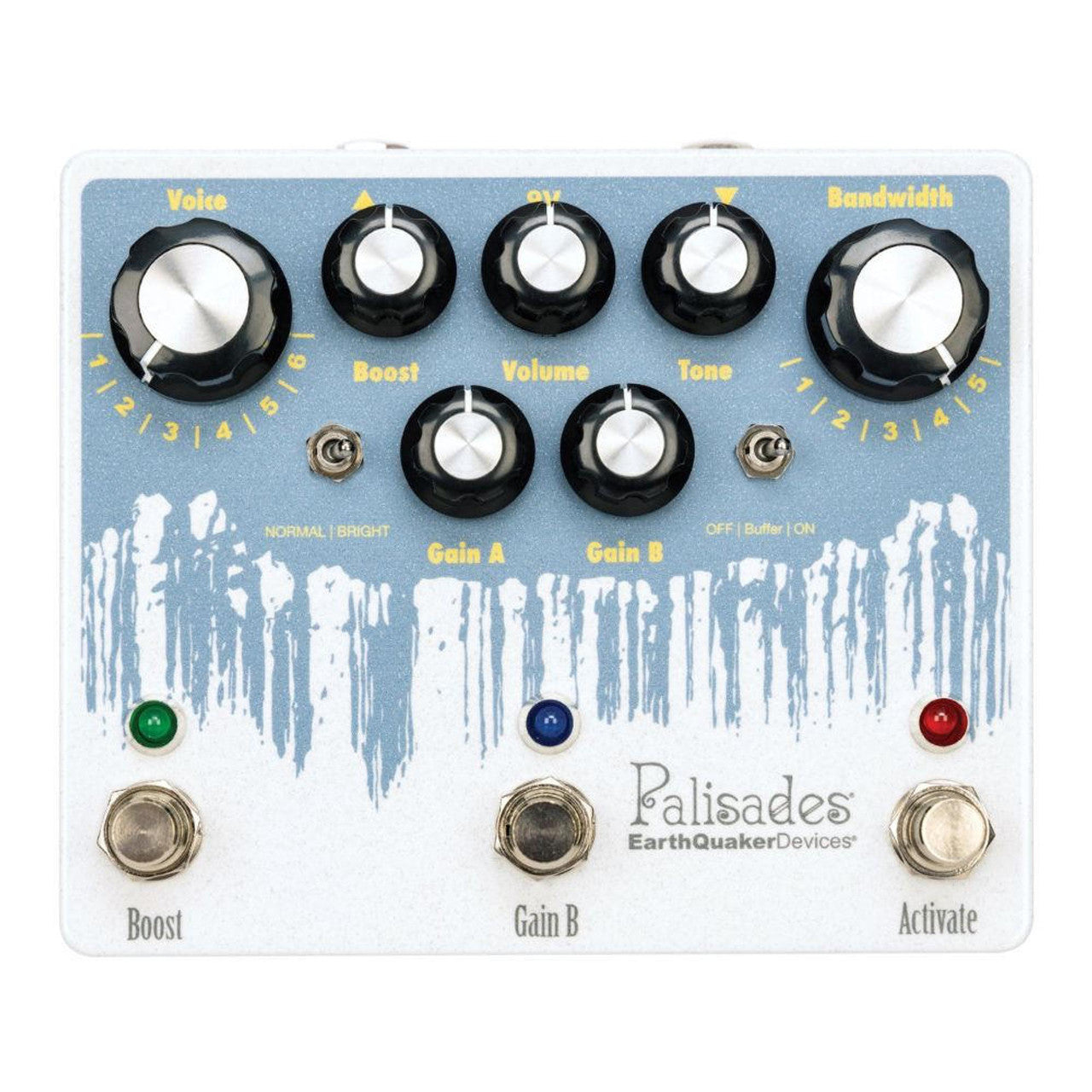 Earthquaker Devices Limited Edition Palisades Mega Ultimate Overdrive -  Slate Blue