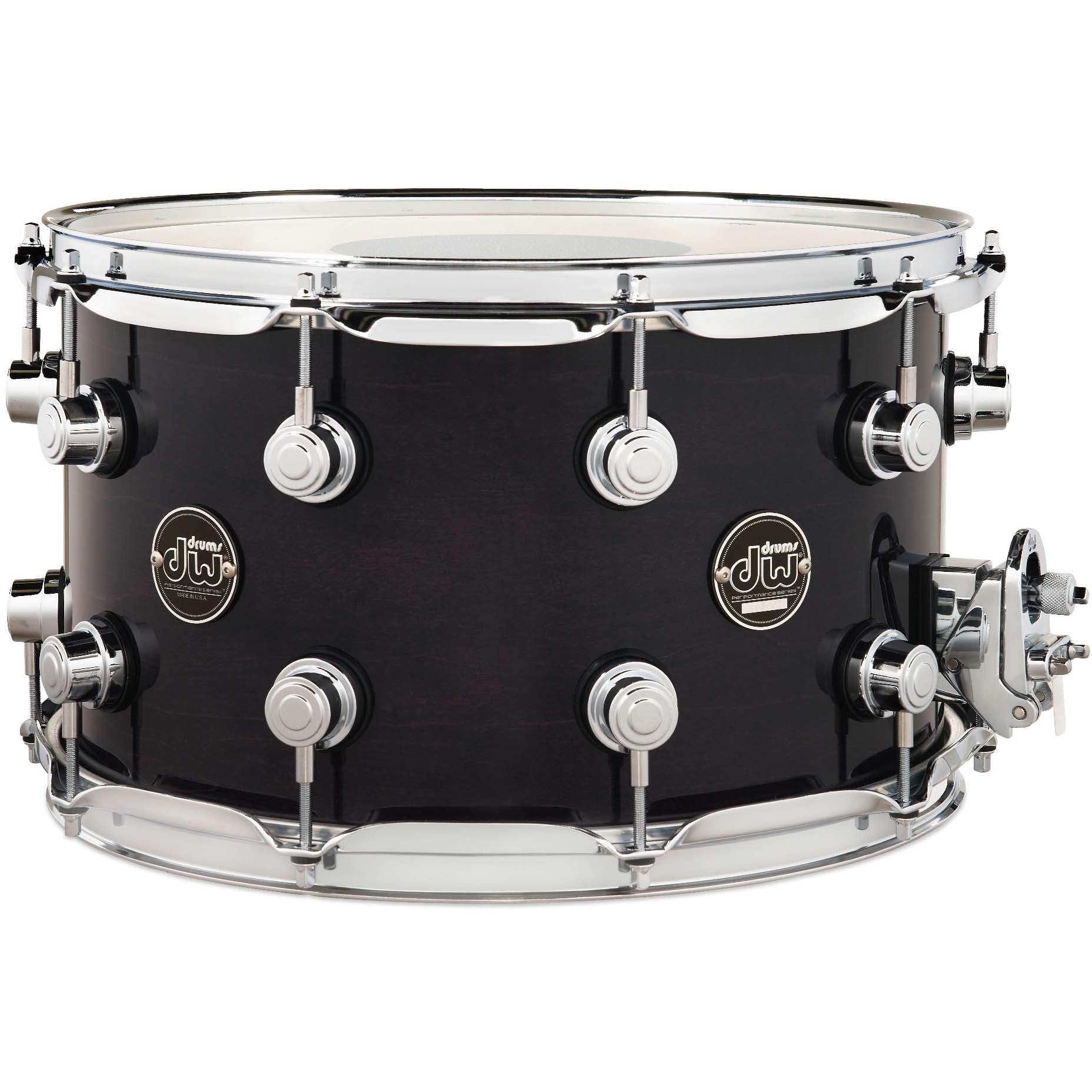 Drum Workshop Performance Series 8x14 Snare Drum - Ebony Stain