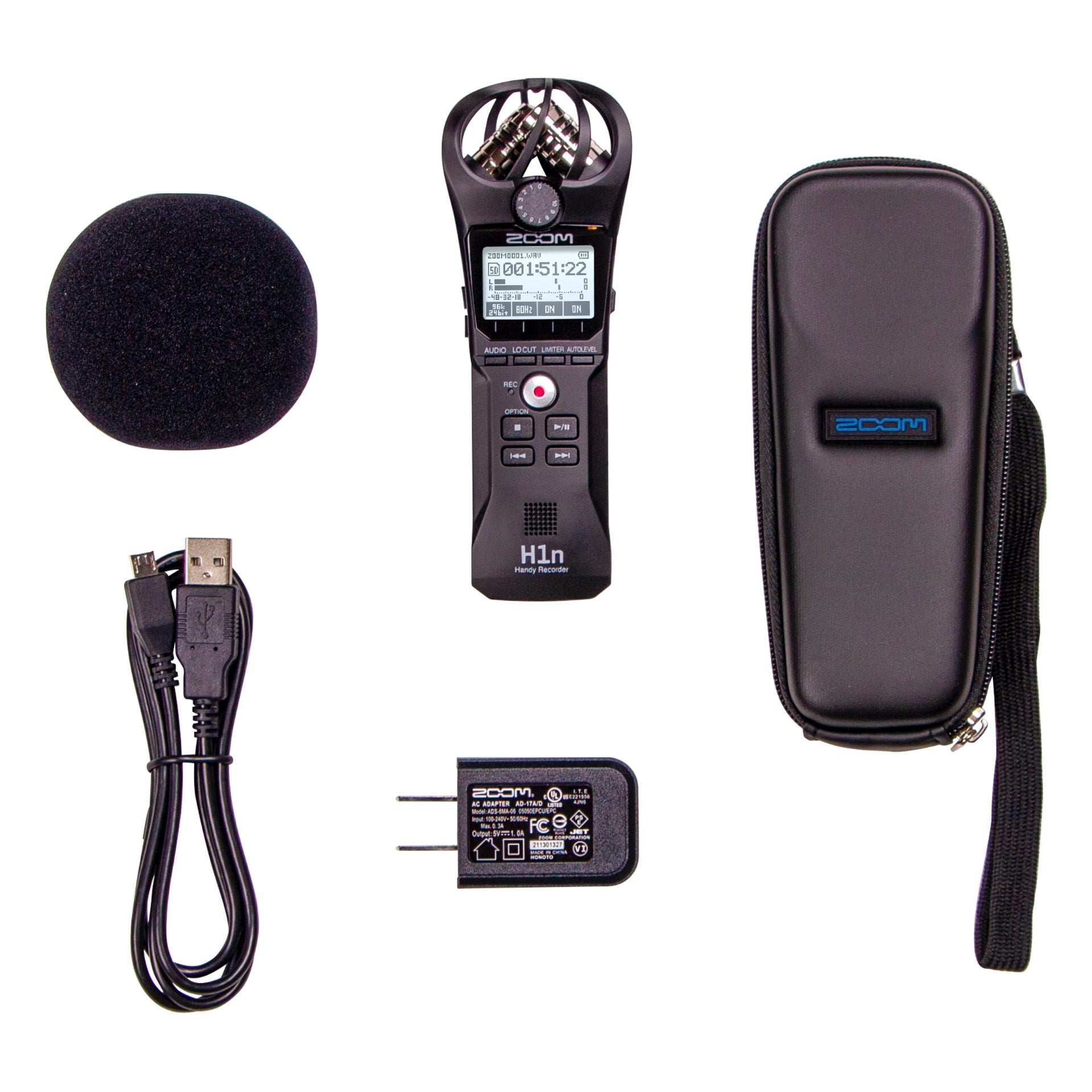 Zoom H1N-VP Handheld Recorder Value Pack – Alto Music