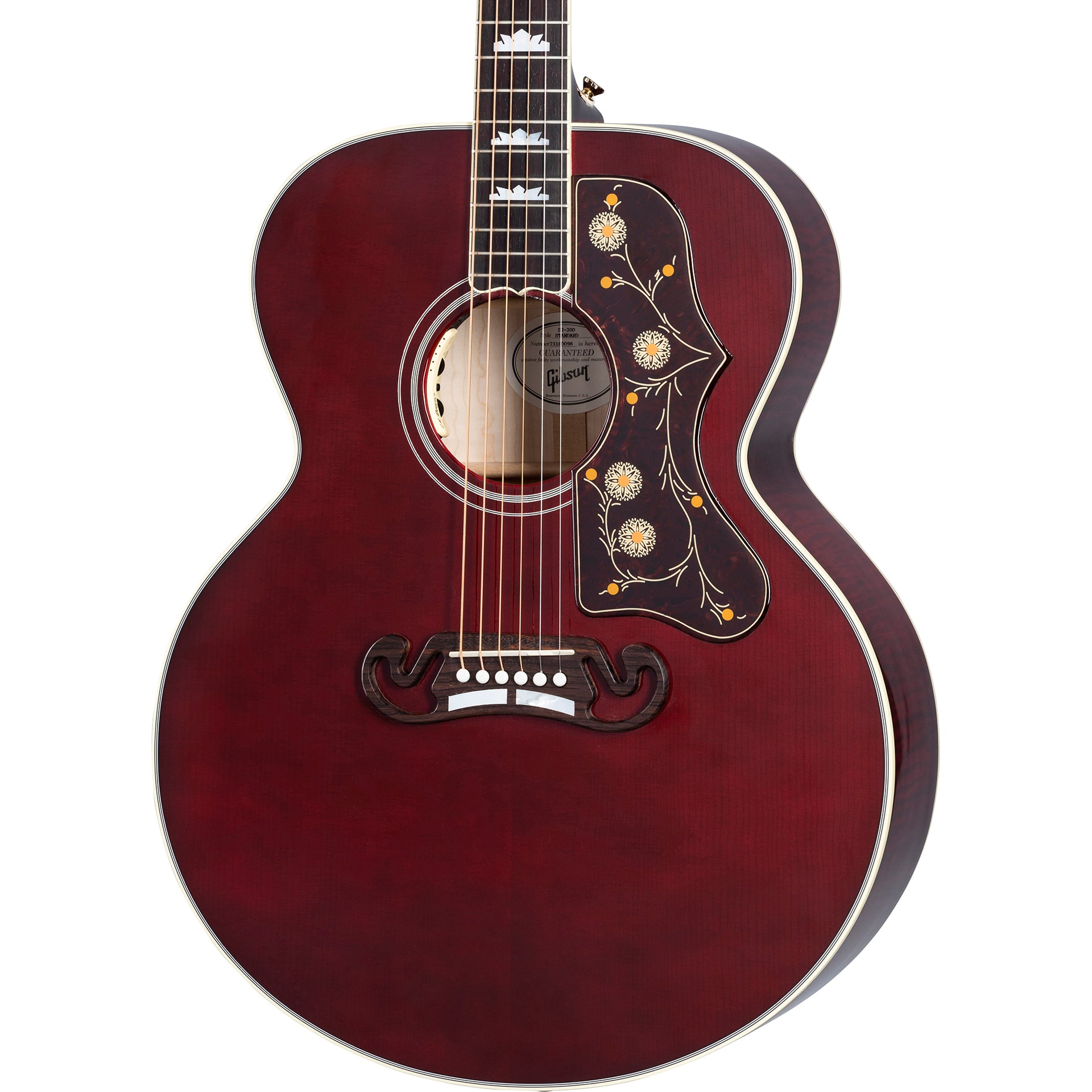 Gibson SJ-200 Standard Acoustic Guitar - Wine Red w/ Case – Alto Music