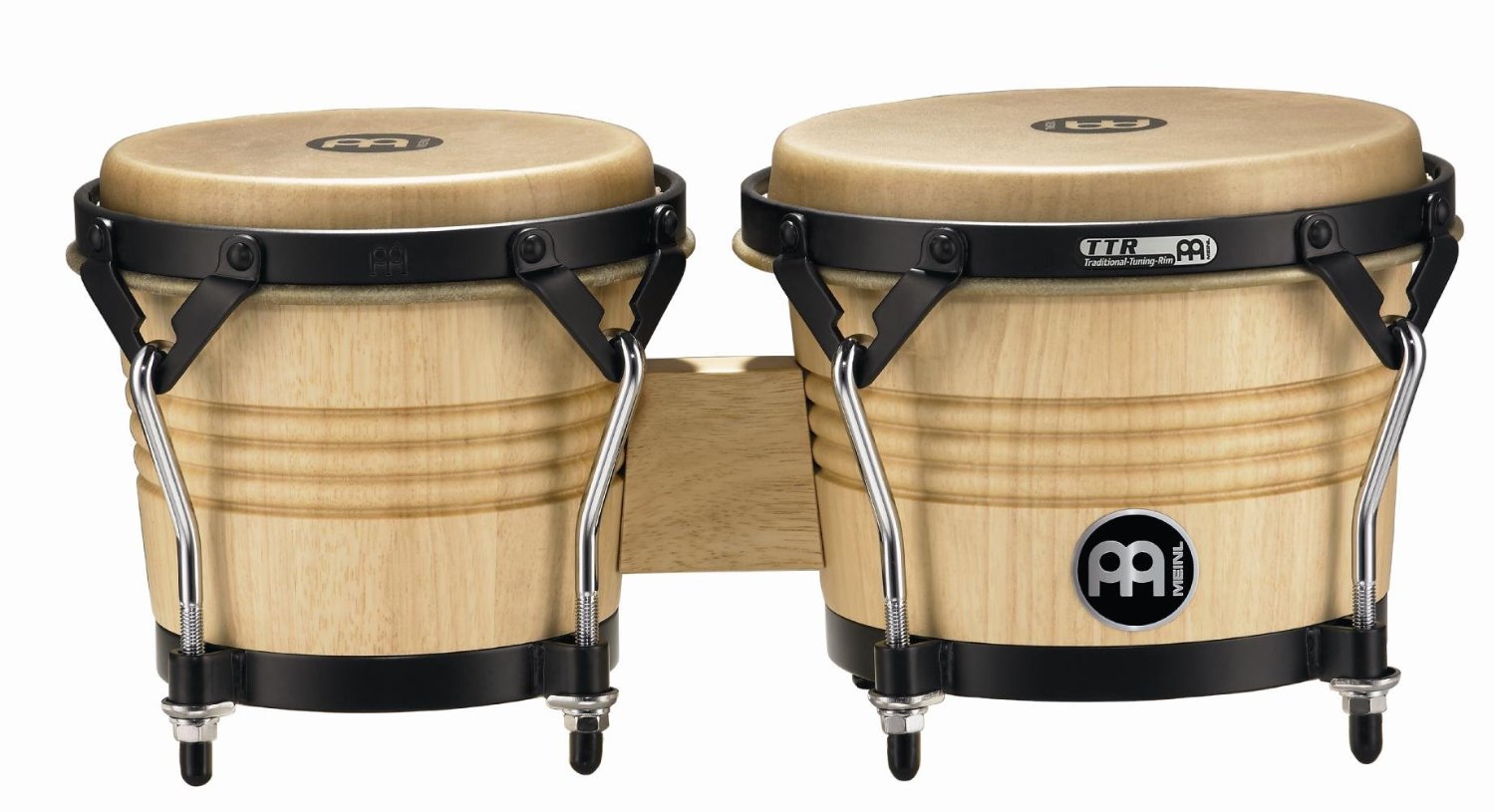 Meinl LC300NTM Free Ride Series Bongos in Natural Wood Finish