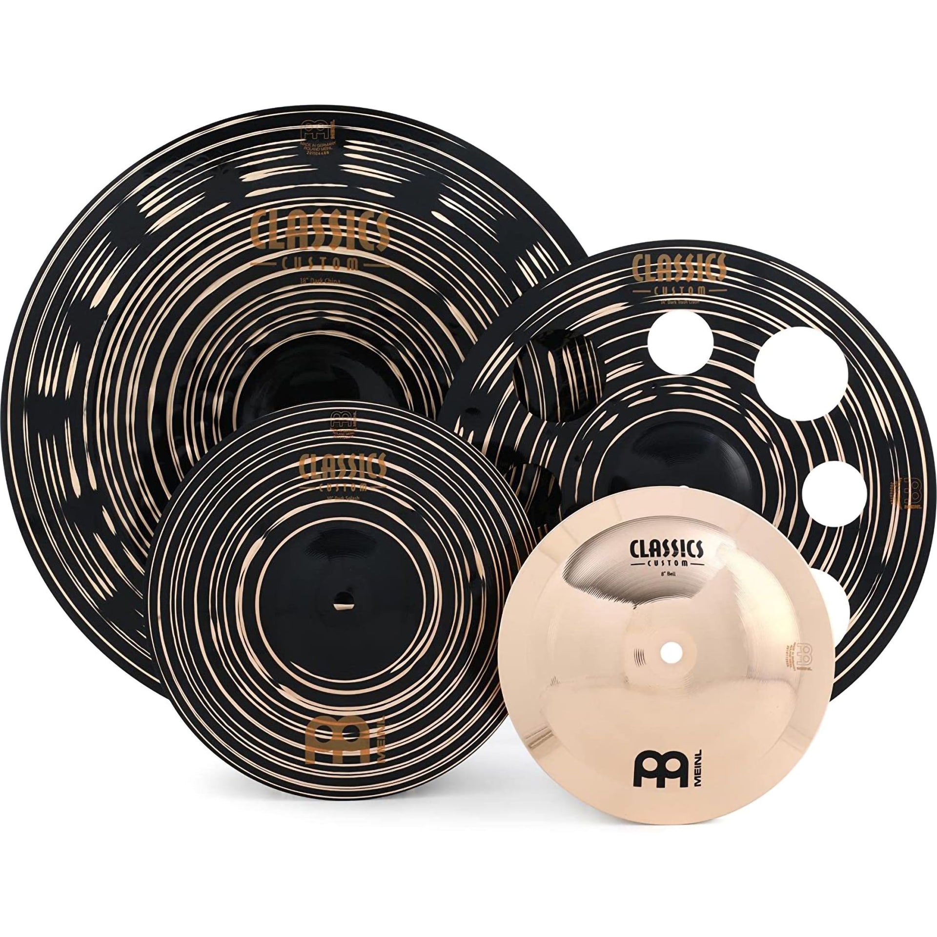 Meinl CCD-FX Classics Custom Dark Effects Pack with Free 8