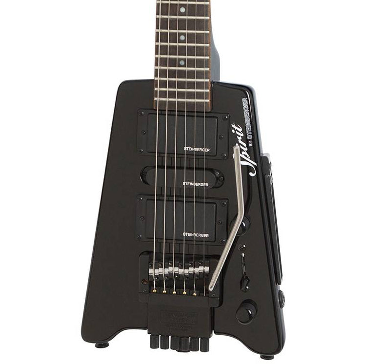 Steinberger Spirit GT-PRO Deluxe Outfit Electric Guitar in Black