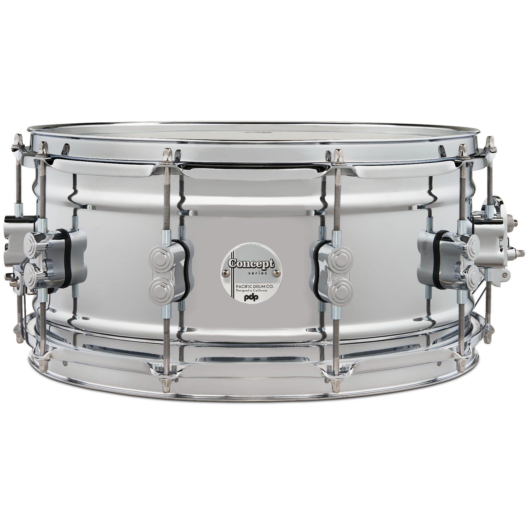 Pacific Drums & Percussion Concept Metal 6.5x14 1mm Chrome/Steel