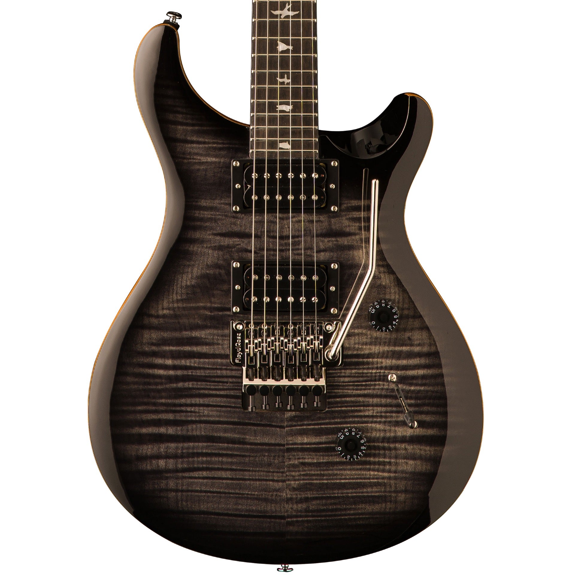 PRS SE Custom 24 Floyd CA Electric Guitar 2021 - Charcoal Burst