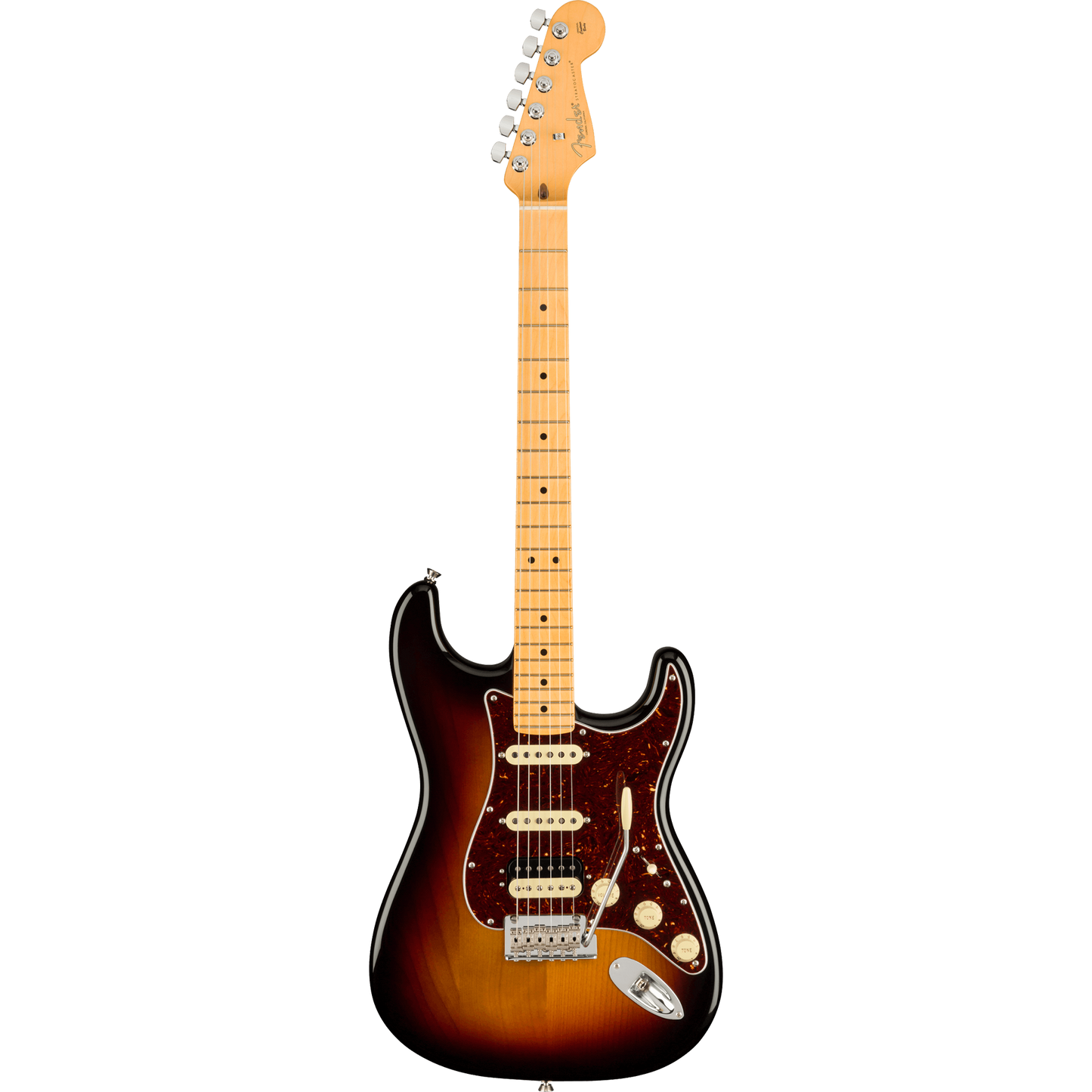 Fender American Professional II Stratocaster® HSS Electric Guitar, 3-Color Sunburst