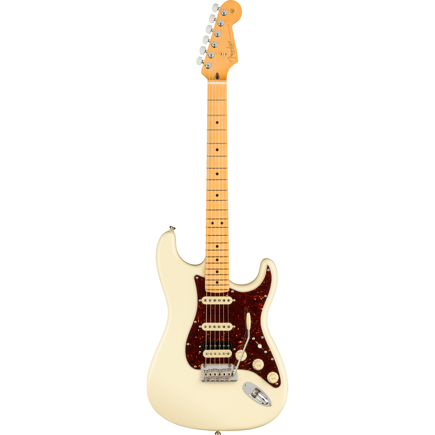 Fender American Professional II Stratocaster® HSS Electric Guitar, Olympic White