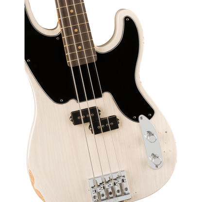 Fender Mike Dirnt Road Worn Precision Bass - Rosewood Fingerboard, White Blonde