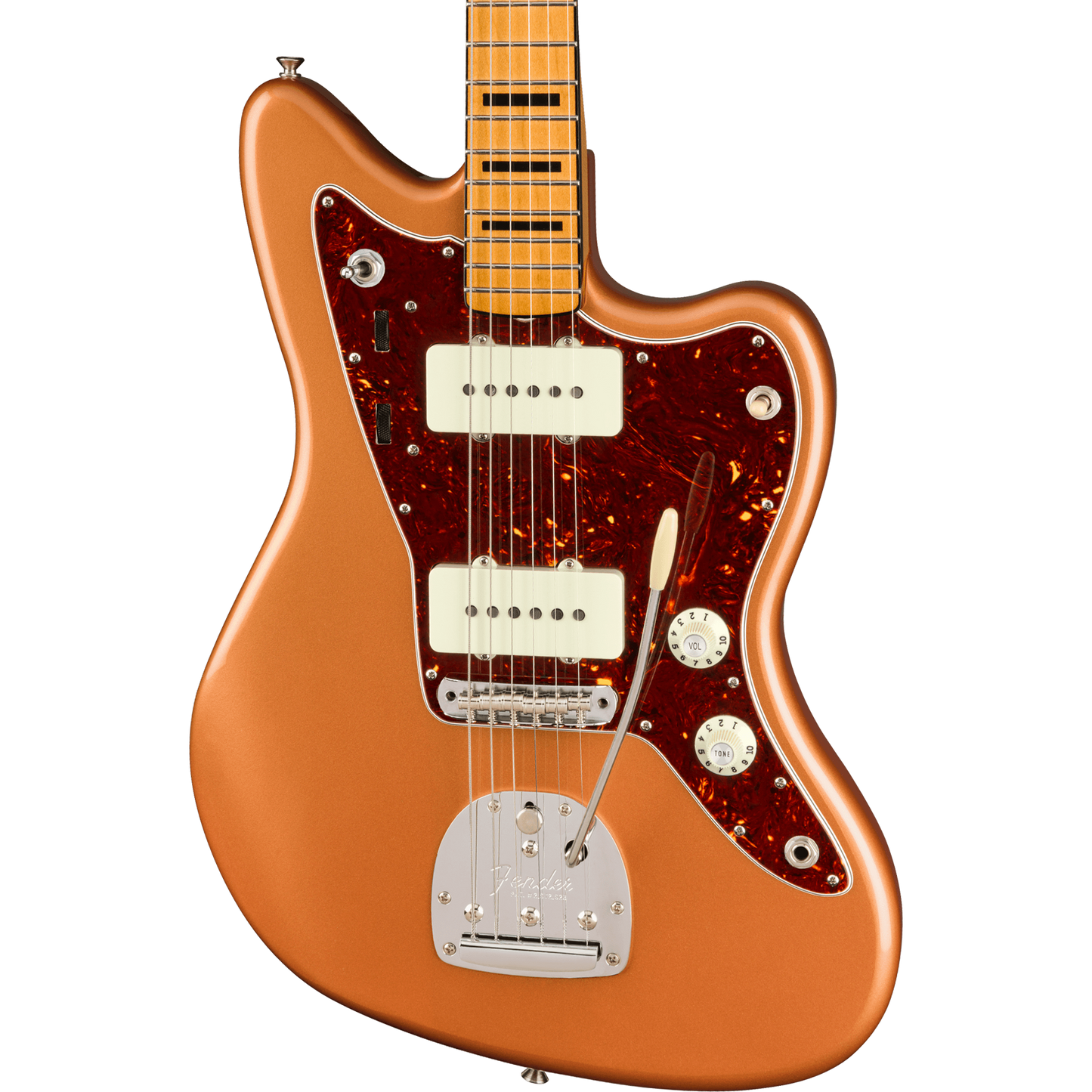 Fender Troy Van Leeuwen Jazzmaster® Electric Guitar, Bound Maple, Copper Age