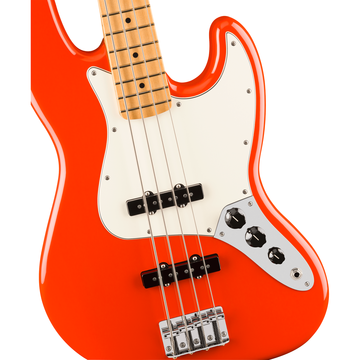 Fender Player II Jazz Bass - Maple Fingerboard, Coral Red