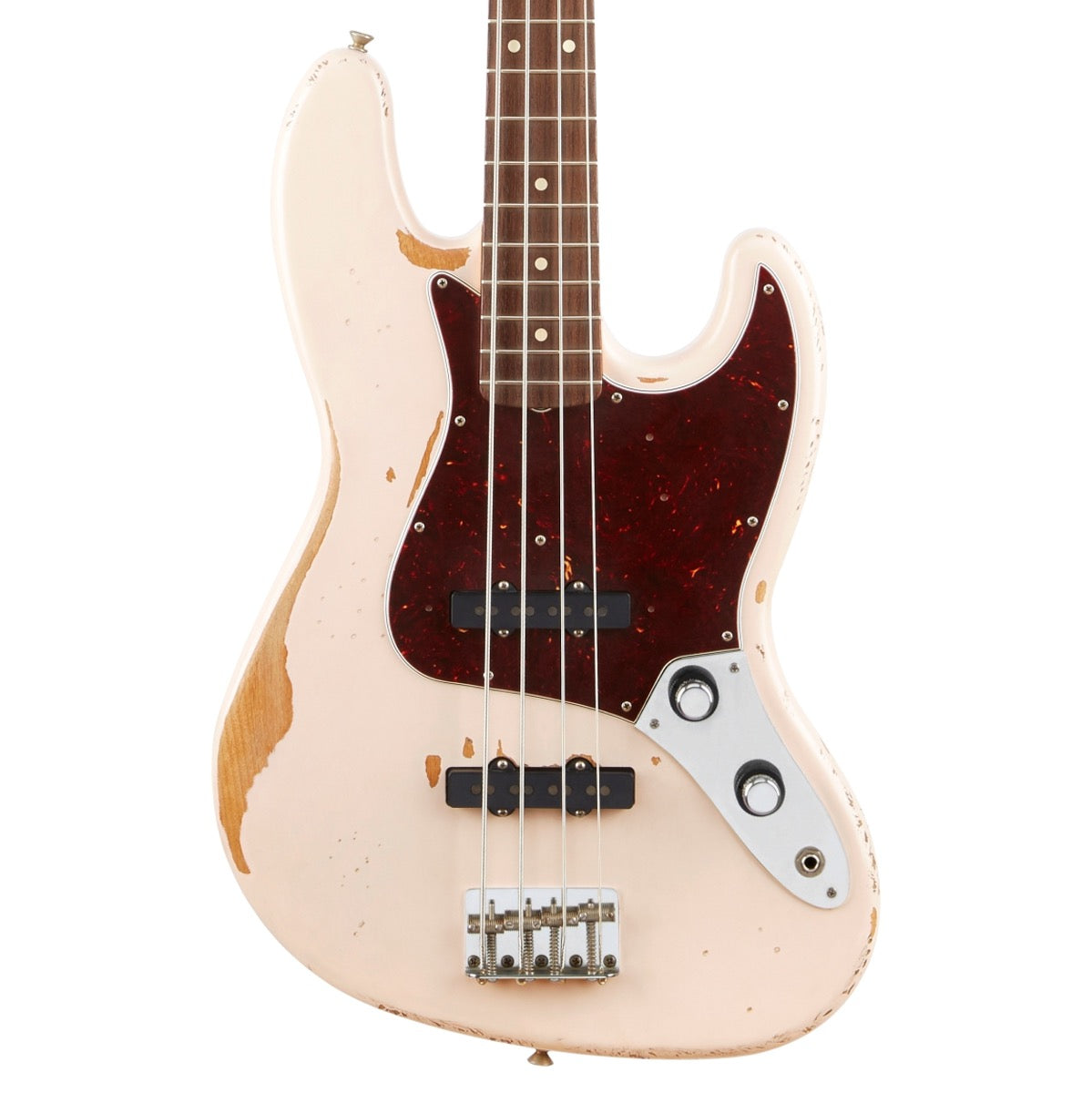 Fender Flea Signature Road Worn Electric Bass in Shell Pink w/ Gig 