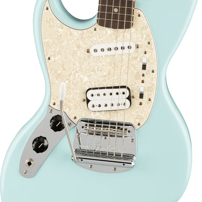 Fender Kurt Cobain Signature Jag-Stang® Left Handed Electric Guitar, Sonic Blue