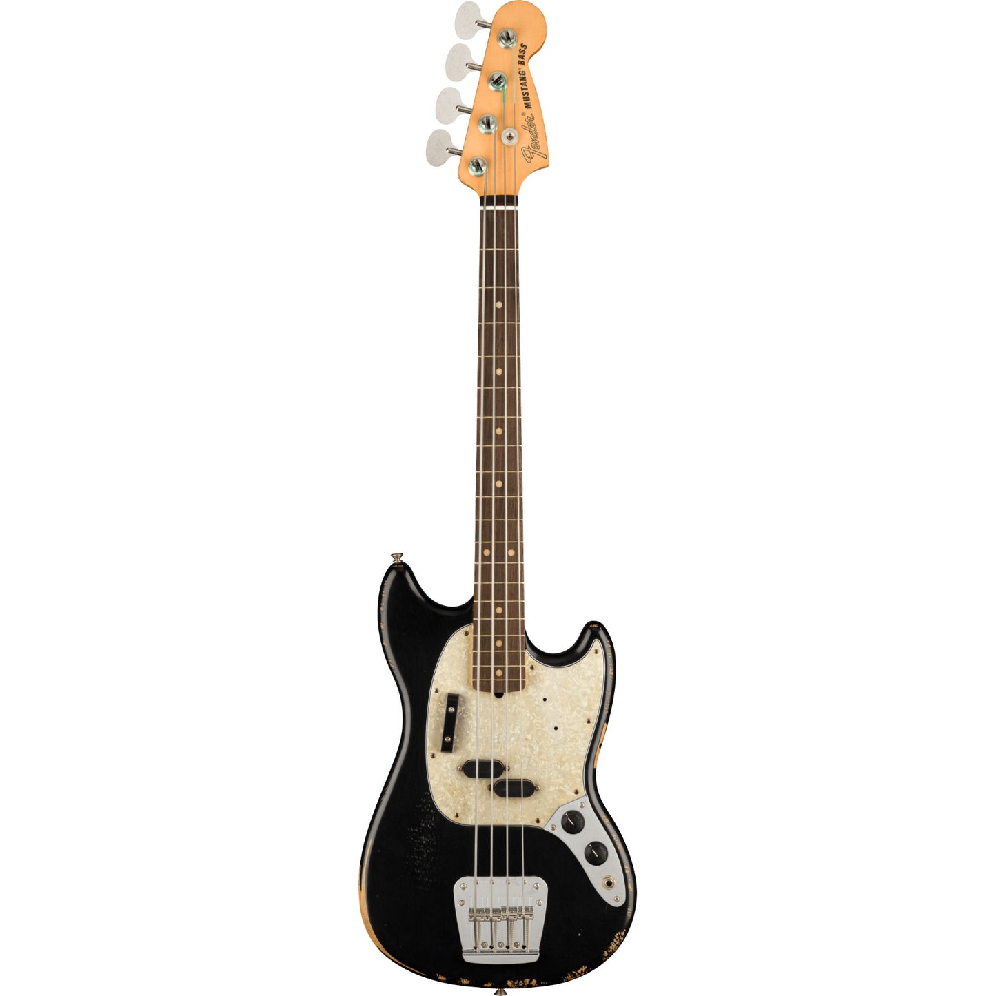 Fender JMJ Road Worn Mustang Bass in Black