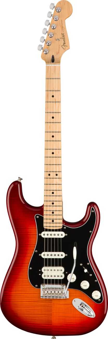 Fender Player Stratocaster® HSS, Aged Cherry Burst, Plus Top