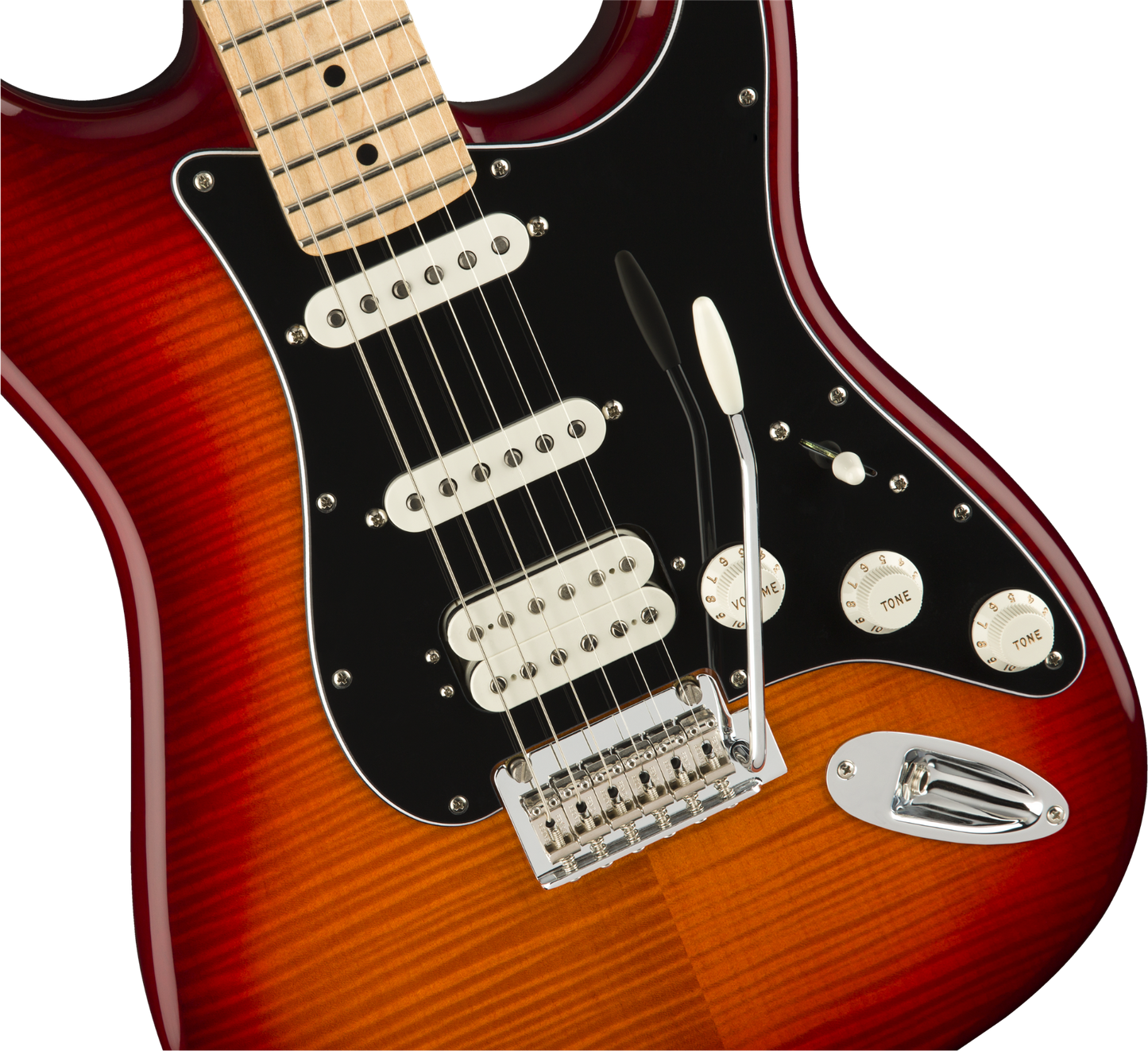 Fender Player Stratocaster® HSS, Aged Cherry Burst, Plus Top