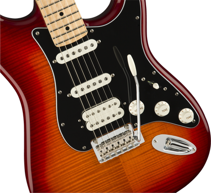 Fender Player Stratocaster® HSS, Aged Cherry Burst, Plus Top