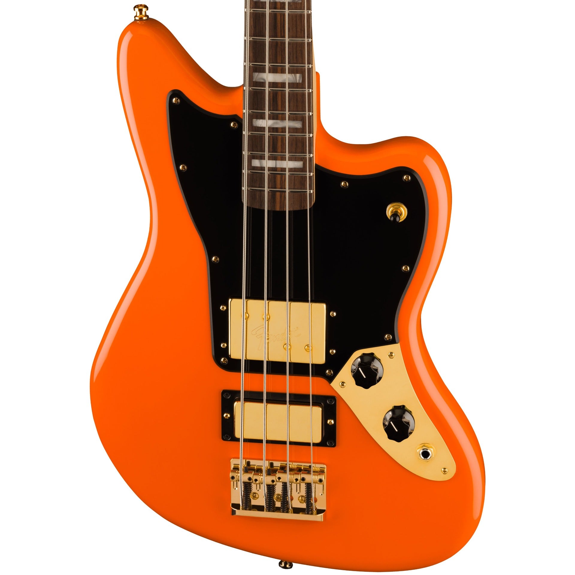 Fender Limited Edition Mike Kerr Jaguar Bass - Tiger's Blood Orange w ...