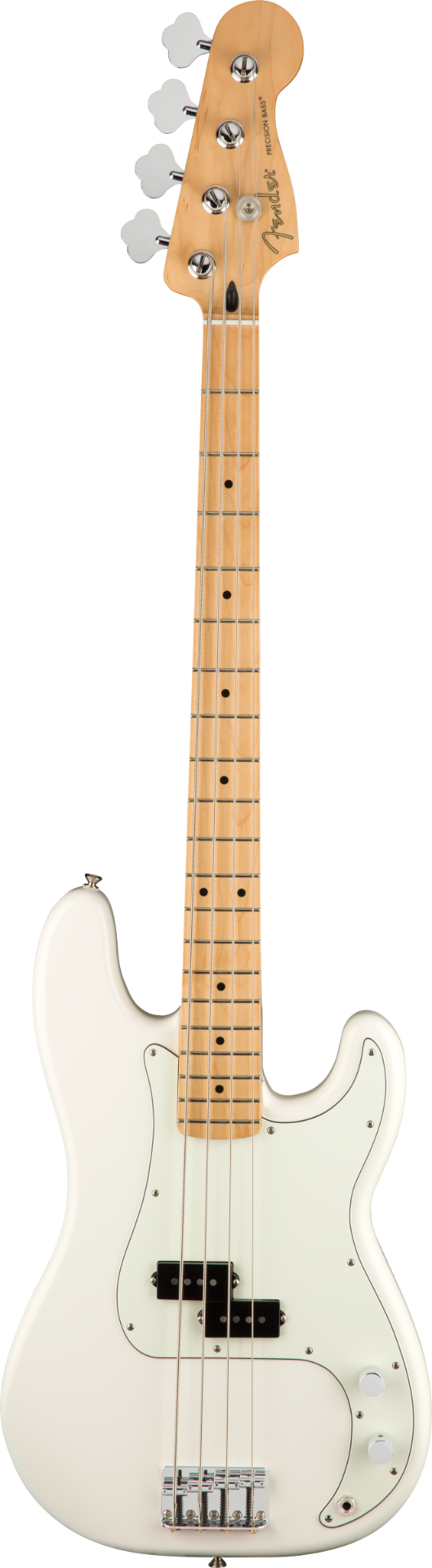 Fender Player Precision Electric Bass Guitar - Polar White