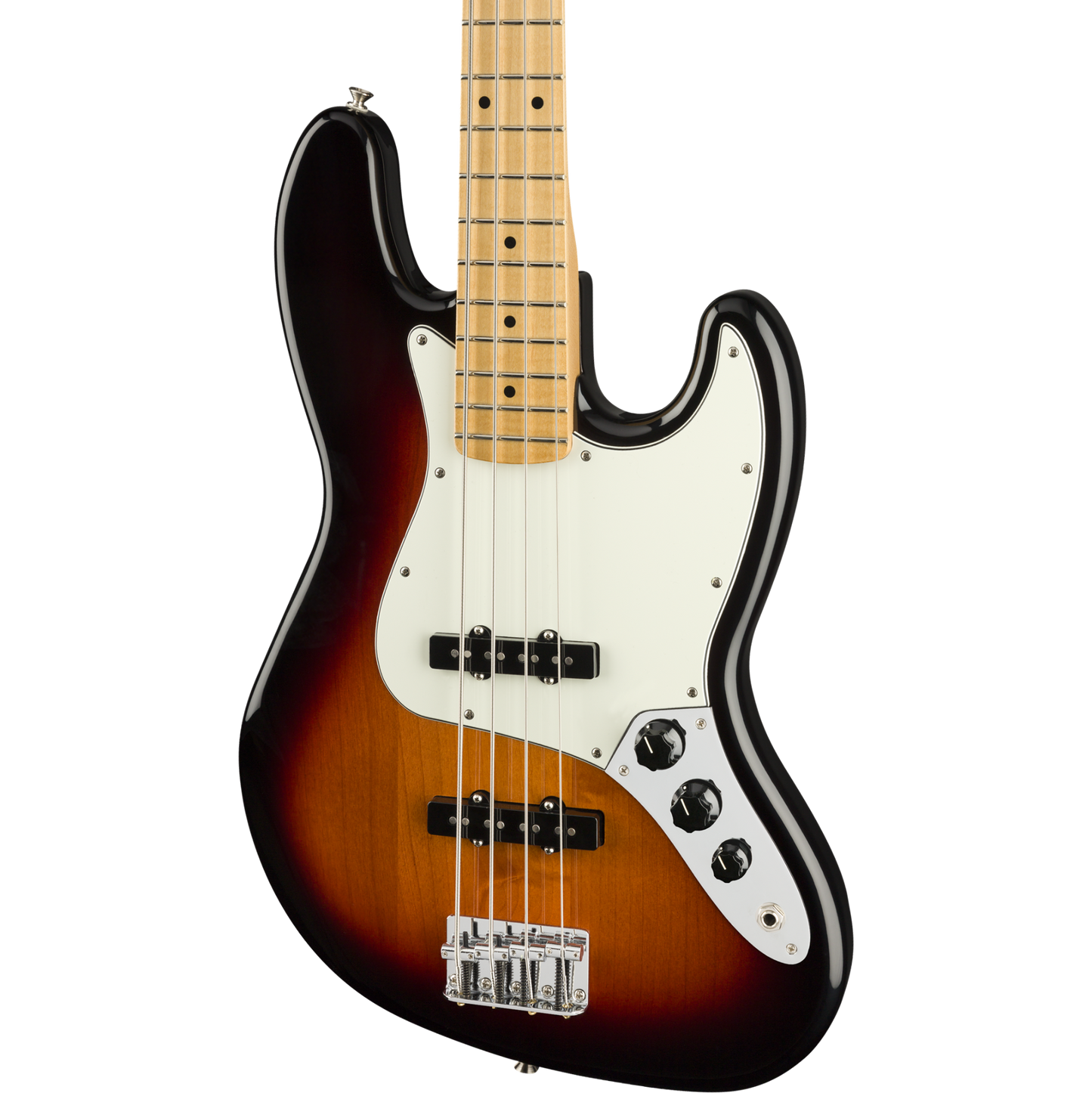 Fender Player Jazz Electric Bass Guitar, Maple Fingerboard, 3 Color Sunburst