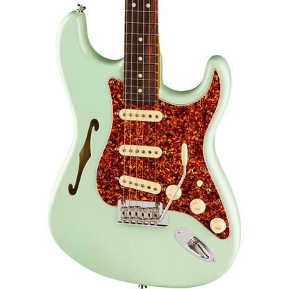 Fender American Professional II Stratocaster Thinline - Transparent Surf Green