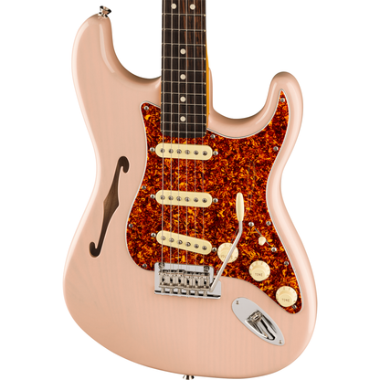 Fender American Professional II Stratocaster Thinline - Transparent Shell Pink