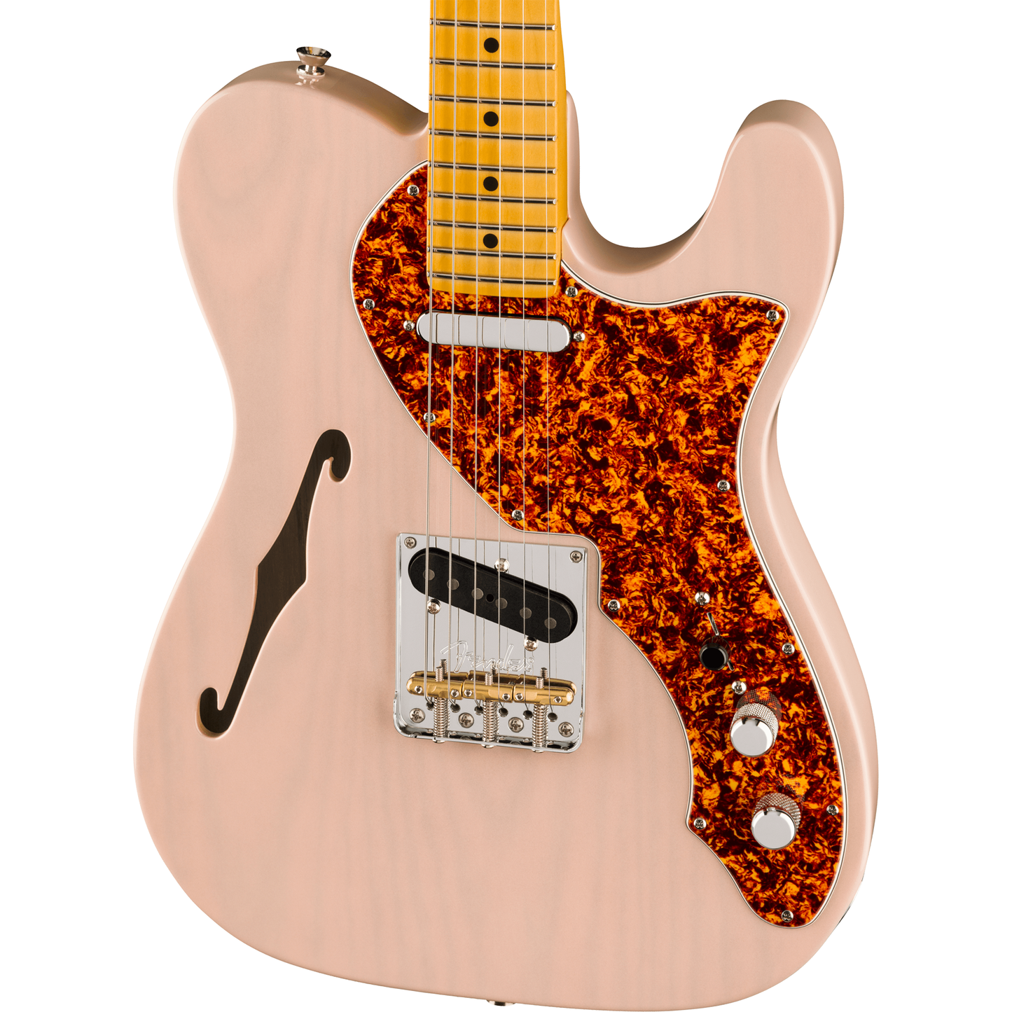 Fender American Professional II Telecaster Thinline - Transparent Shell Pink