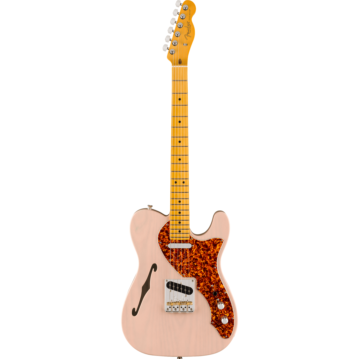 Fender American Professional II Telecaster Thinline - Transparent Shell Pink