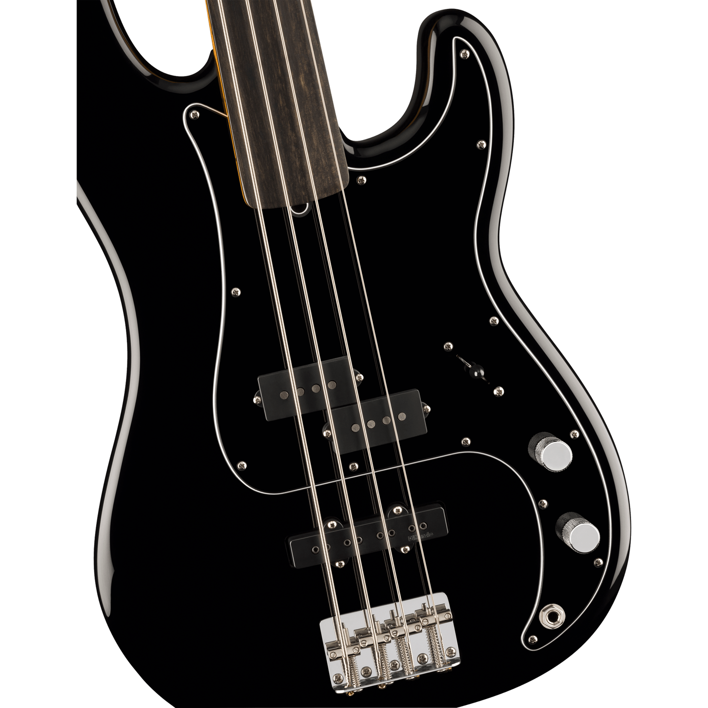 Fender Tony Franklin Fretless Precision Bass - Ebony Fingerboard, Black