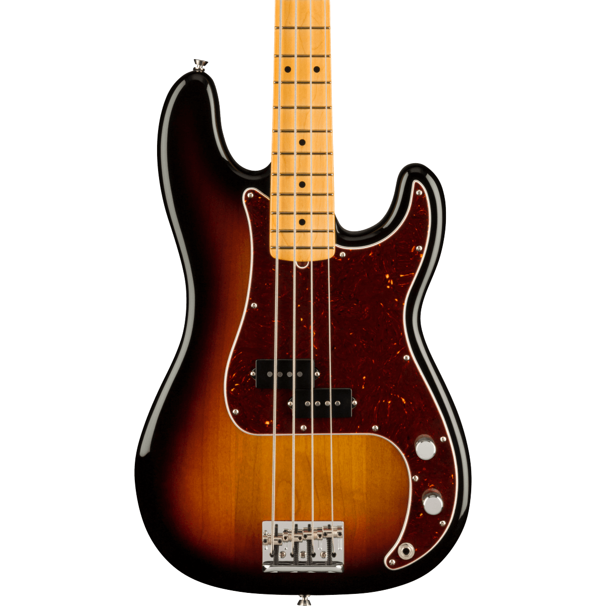 Fender American Pro II Precision Bass - 3-Color Sunburst, Maple Fretboard