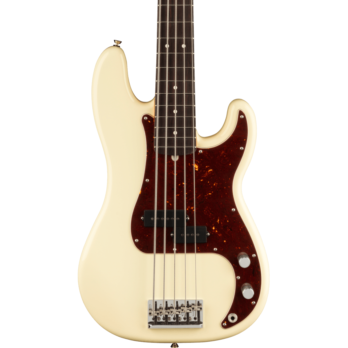 Fender American Professional II Precision Bass V 5-String Bass - Olympic White