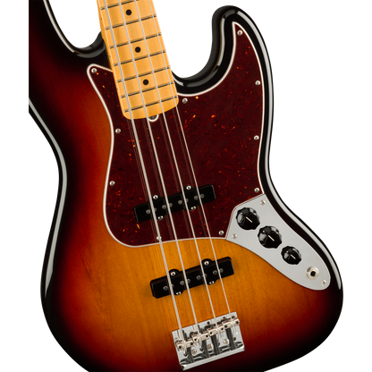 Fender American Professional II Jazz Bass - 3-Color Sunburst, Maple Fretboard