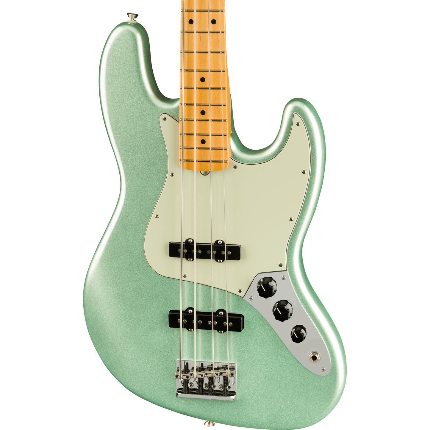 Fender American Professional II Jazz Bass® Electric Bass, Mystic Surf Green