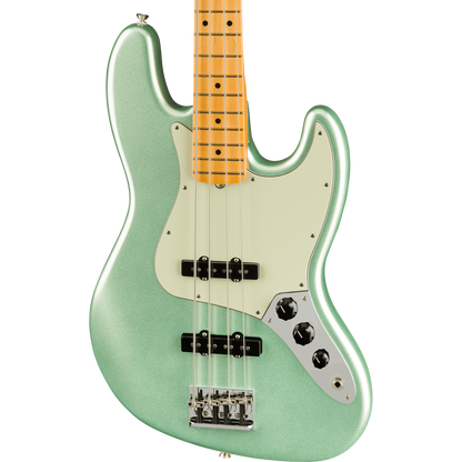 Fender American Professional II Jazz Bass® Electric Bass, Mystic Surf Green